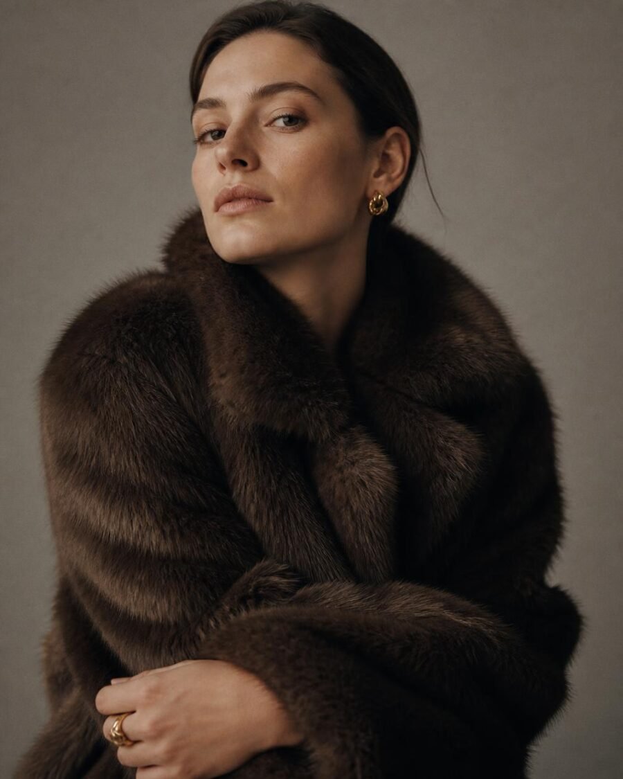 Espresso Fur Coat
