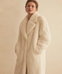 Ivory Long Fur Coat